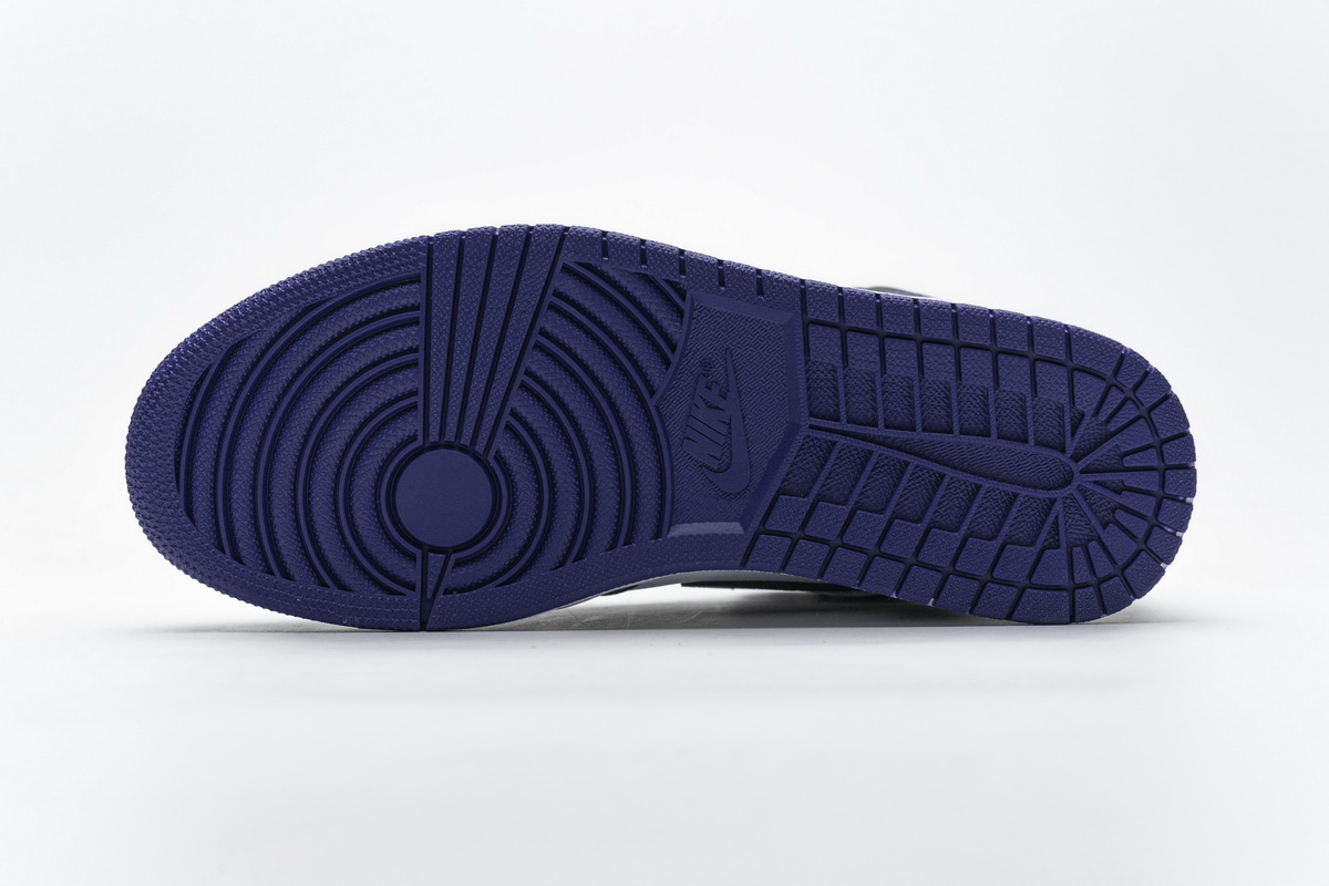 白紫脚趾 XP版乔丹1代篮球鞋运动鞋 555088-500 Air Jordan 1 High OG “Court Purple 022.jpg